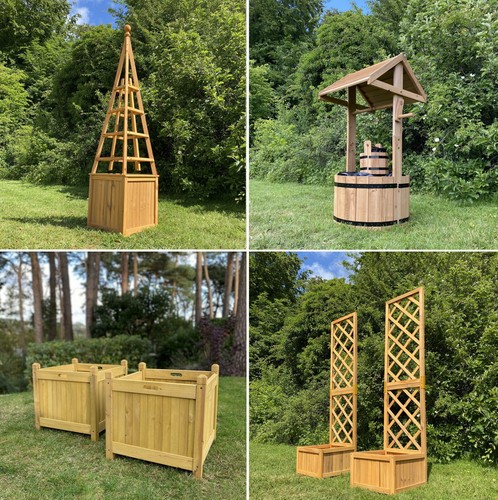 Wooden planters garden planter - wooden,
