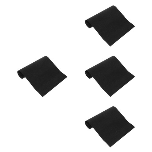 4pcs reusable black - 4pcs,
