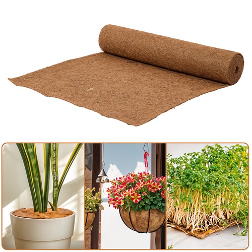 Natural coco planter liner - natural, 2m